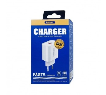 СЗУ Remax RP-U119 (USB A) (18W) (Быстрая зарядка) (Белый)#2152755