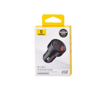 АЗУ с дисплеем Baseus Magic Series PPS (USB С PD+QC) (2 USB-A) (45W) (Черная)#2152768