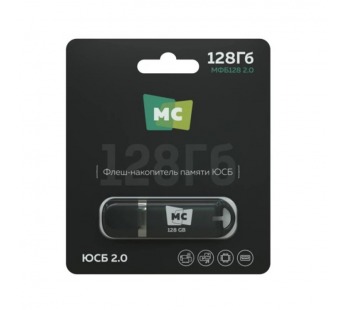 128Гб накопитель USB2.0 More Choice MFB128 черный#2170491