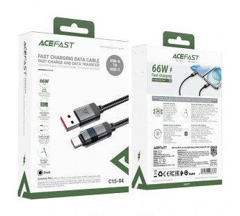 Кабель USB ACEFAST C15-04 Type-C черный 1м#2153134