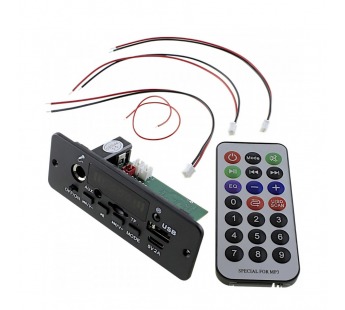 Модули аудио NONAME Модуль MP3 JQ-D129BT(USB/microSD)/Bluetooth/FM/AUX/MIC с пультом и УНЧ 2x5Вт Uпит=5В(HAA2018)#2153203