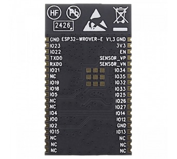 Модули беспроводные, радио ESPRESSIF ESP32-WROVER-IE-N16R8Модуль Wi-Fi/Bluetooth 4.2/Bluetooth LE, 16MB Flash#2153415