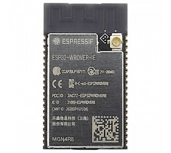 Модули беспроводные, радио ESPRESSIF ESP32-WROVER-IE-N4R8Модуль Wi-Fi/Bluetooth 4.2/Bluetooth LE, 4MB Flash#2153418