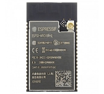 Модули беспроводные, радио ESPRESSIF ESP32-WROVER-IE-N8R8Модуль Wi-Fi/Bluetooth 4.2/Bluetooth LE, 8MB Flash#2153420