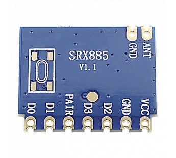 Модули беспроводные, радио G-NiceRF  Модули SRX885+STX885-433цифрового приемника и передатчика ASK F=433МГц U=3,3В#2153421