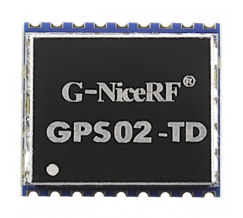 Модули беспроводные, радио G-NiceRF  Модуль GPS02-TDнавигационной системы GPS/GLONASS/BDS/Galileo/QZSS/SBAS/BeiDouс UART интерфейсом U=3,3В#2153428
