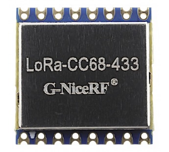 Модули беспроводные, радио G-NiceRF LLCC68 Модуль LoRa-CC68-433цифрового трансивера LoRa с SPI интерфейсом F=433МГц U=3,3В 22dBm(160мВт)#2153432