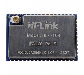 Модули беспроводные, радио Hi-Link HLK-L08 Модуль Wi-Fi IoT сUART/PWM/GPIO/I2C/SPI интерфейсами F=470-510МГц U=3,3В 17dBm(50мВт)#2153441