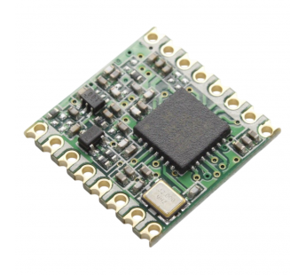 Модули беспроводные, радио NONAME RFM98W-433S2 МодульRFM98W LoRa цифрового трансивера с SPI интерфейсом F=433МГцUвх=3,3В#2153370