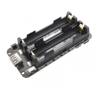 Модули зарядки NONAME Модуль зарядки Li-ion аккумуляторов 2x18650Uвх=5В Iзар=3А (Micro-USB) с функцией питания (USB тип A) Uвых=5ВImax=3А/Uвых=3В Imax=1А#2154999