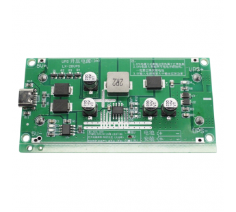 Модули зарядки NONAME Модуль зарядки Li-ion аккумуляторов 2x18650Uвх=5В Iзар=3А (Type-C) с функцией UPS Uвых=9В Imax=1,6А#2153307