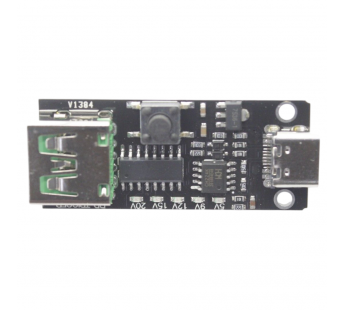 Модули зарядки NONAME Модуль триггера быстрой зарядкиType-C(f)-USB-A(m) PD Uвых=5/9/12/15/20В#2153316