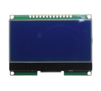 Модули индикации, управления NONAME LCD12864 ГрафическийЖК-индикатор 128x64 ST7565R/GM12864-06D VER:2.2 (белый на синем)#2153293