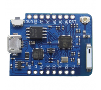 Платы отладочные NONAME ESP8266EX+25Q128+CP2104 Отладочнаяплата D1 mini Pro#2155127