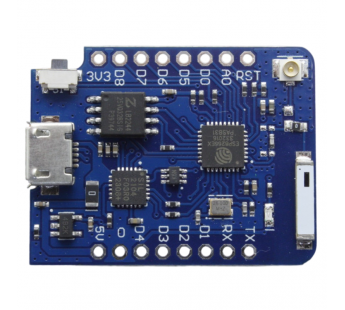 Платы отладочные NONAME ESP8266EX+25Q32+CP2104 Отладочнаяплата D1 mini Pro#2155471
