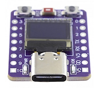 Платы отладочные NONAME ESP32-C3FH4 Отладочная платаWi-Fi/Bluetooth BLE 5 с OLED 0,42" (Type-C)#2153250