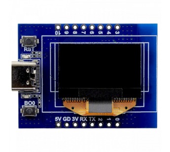 Платы отладочные NONAME ESP32-C3FH4 Отладочная платаWi-Fi/Bluetooth BLE 5 с OLED 0,96" белый SSD1315 (Type-C)#2153254