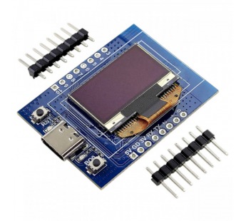 Платы отладочные NONAME ESP32-C3FH4 Отладочная платаWi-Fi/Bluetooth BLE 5 с OLED 0,96" белый SSD1315 (Type-C)#2153255