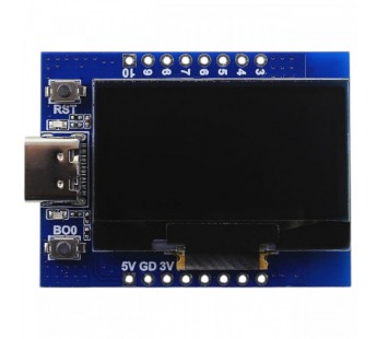 Платы отладочные NONAME ESP32-C3FH4 Отладочная платаWi-Fi/Bluetooth BLE 5 с OLED 1,3" белый SSD1306 (Type-C)#2153257