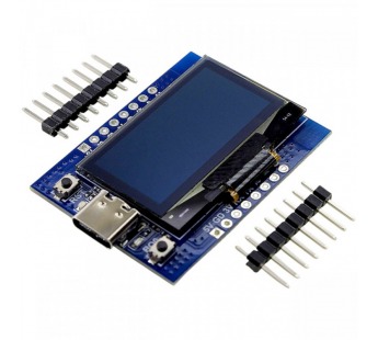 Платы отладочные NONAME ESP32-C3FH4 Отладочная платаWi-Fi/Bluetooth BLE 5 с OLED 1,3" белый SSD1306 (Type-C)#2153258