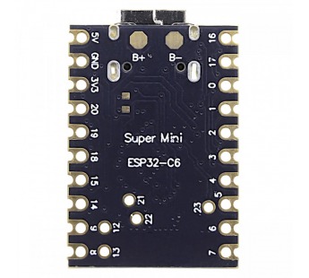 Платы отладочные NONAME ESP32-C6FH4 Отладочная плата ESP32-C6Super Mini Wi-Fi 6/Bluetooth BLE 5/Zigbee (Type-C)#2153260