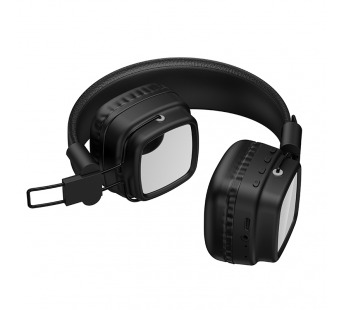 Беспроводные наушники Bluetooth Hoco W72 (накладные, с зеркальным покрытием) Черный#2161083