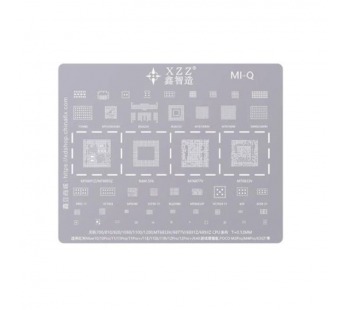 BGA трафарет XZZ Dimensity 700/810/920/1080/1100/1200 для Xiaomi Redmi Note 10/10 Pro/11/11 Pro/11 Pro+/11E/12 Pro/12 Pro+#2153505