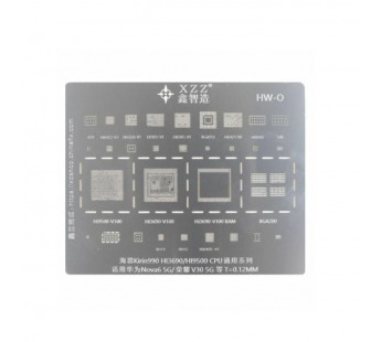BGA трафарет XZZ HiSilicon Kirin 990#2153511