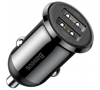 АЗУ Baseus Grain Pro (USB) (4.8A) (Черный)#2154284