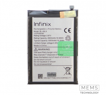 Аккумулятор Infinix Hot 20 / Hot 20S (BL-49LX) 4900 / 5000 mAh VoltPack#2153535