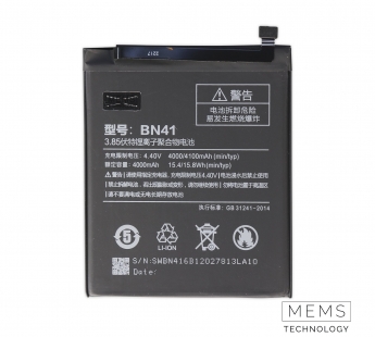 Аккумулятор Xiaomi Redmi Note 4 / Note 4 Pro (BN41) 4000mAh VoltPack#2153582