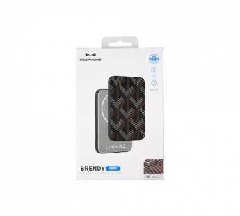 Внешний аккумулятор Keephone Brendy MagSafe 5000mAh (15W) (Ultra Slim) (Meteor)#2181378