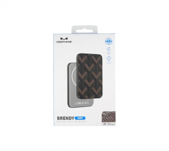 Внешний аккумулятор Keephone Brendy MagSafe 5000mAh (15W) (Ultra Slim) (Midas)#2183825