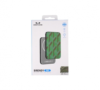 Внешний аккумулятор Keephone Brendy MagSafe 5000mAh (15W) (Ultra Slim) (Moss)#2181396