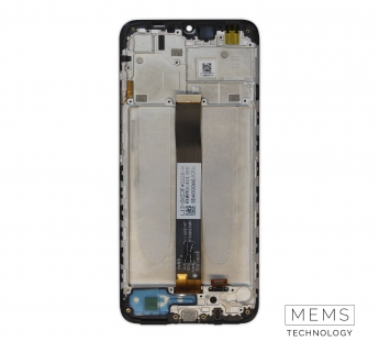 Дисплей Xiaomi Redmi 10A (M2006C3LG) (Оригинал) (В рамке) (Черный) KRYON#2153701