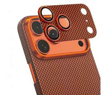 Защитное стекло камеры Keephone Kevlar Lens iPhone 17 Pro Max (Coral Orange Plain)#2154154