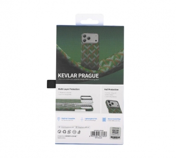 Чехол Keephone Kevlar Prague MagSafe iPhone 17 Pro (Moss)#2180895
