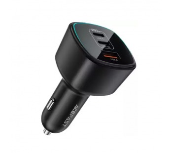 Автомобильное зарядное устройство USB/Type-C Acefast B18 (200W, QC3.0, PD, 2Type-C, 1USB) Черный#2155448