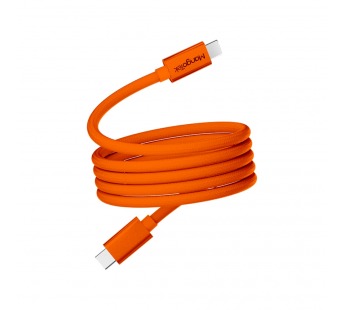 Кабель MangoTek MGCC14 (USB-C / USB-C) (240W) (1м) (Магнитный кабель) (Orange)#2154900