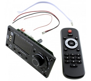 Модули аудио NONAME Модуль MP3 JQ-D139BT(USB/microSD)/Bluetooth/FM/AUX/MIC с пультом и УНЧ 2x50Вт Uпит=12В(HT338)#2154575