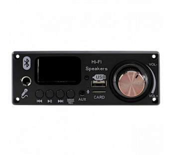 Модули аудио NONAME Модуль MP3 JQ-D161BT(USB/microSD)/Bluetooth/FM/AUX/MIC с пультом и УНЧ 2x80Вт Uпит=12В#2154571