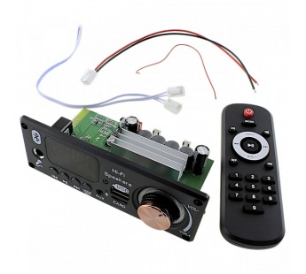 Модули аудио NONAME Модуль MP3 JQ-D161BT(USB/microSD)/Bluetooth/FM/AUX/MIC с пультом и УНЧ 2x80Вт Uпит=12В#2154572
