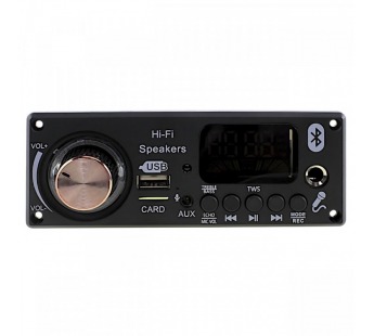 Модули аудио NONAME Модуль MP3 JQ-D186BT(USB/microSD)/Bluetooth/FM/AUX/MIC с пультом и УНЧ 2x100ВтUпит=6-24В (TPA3116)#2154568