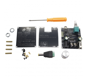 Модули аудио Wuzhi Audio PA1515+AK24BP24170-51C8 Модуль ZK-301BУНЧ D-класса 1x30Вт 4 Ом Uпит=9-24В, MP3 с приемником Bluetooth 5.3,AUX и регулировкой громкости#2154604