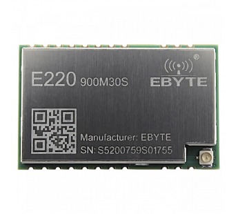 Модули беспроводные, радио EBYTE LLCC68 Модуль E220-900M30Sцифрового трансивера LoRa с SPI интерфейсом F=850-930МГц U=5В30dBm IPEX-J (1Вт)#2154594