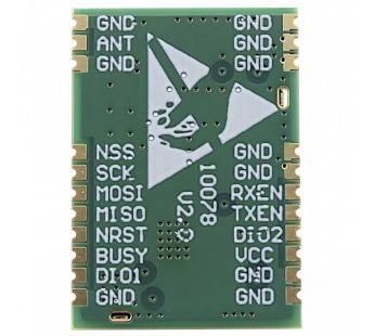 Модули беспроводные, радио EBYTE SX1262 Модуль E22-900M22S цифрового трансивера LoRa с SPI интерфейсом F=850-930МГц U=3,3В22dBm IPEX-J (160мВт)#2154620