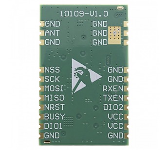 Модули беспроводные, радио EBYTE SX1268 Модуль E22-400M30Sцифрового трансивера LoRa с SPI интерфейсом F=410-493МГц U=5В30dBm IPEX-J (1Вт)#2154614