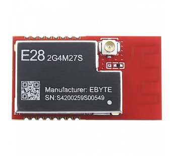 Модули беспроводные, радио EBYTE SX1281 Модуль E28-2G4M27Sцифрового трансивера LoRa с SPI интерфейсом F=2,4-2,5ГГц U=3,3В27dBm IPEX-J (0,5Вт)#2154609