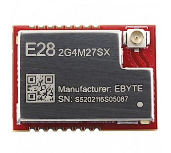Модули беспроводные, радио EBYTE SX1281 Модуль E28-2G4M27SXцифрового трансивера LoRa с SPI интерфейсом F=2,4-2,5ГГц U=3,3В27dBm IPEX-J (0,5Вт)#2154607