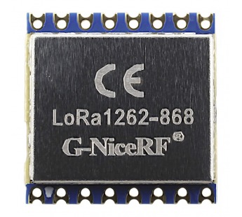 Модули беспроводные, радио G-NiceRF SX1262 Модуль LoRa1262-868(TCXO 0,5ppm) цифрового трансивера LoRa с SPI интерфейсом F=868МГцU=3,3В 22dBm (160мВт)#2154647